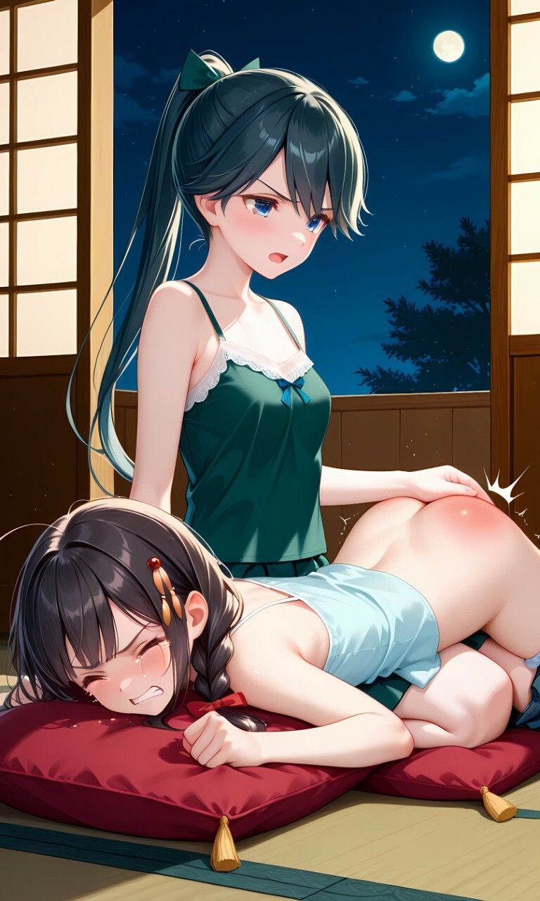 鳳翔/駆逐艦〇（艦隊〇れくしょん）お尻叩きイラスト集 - サンプル画像 8