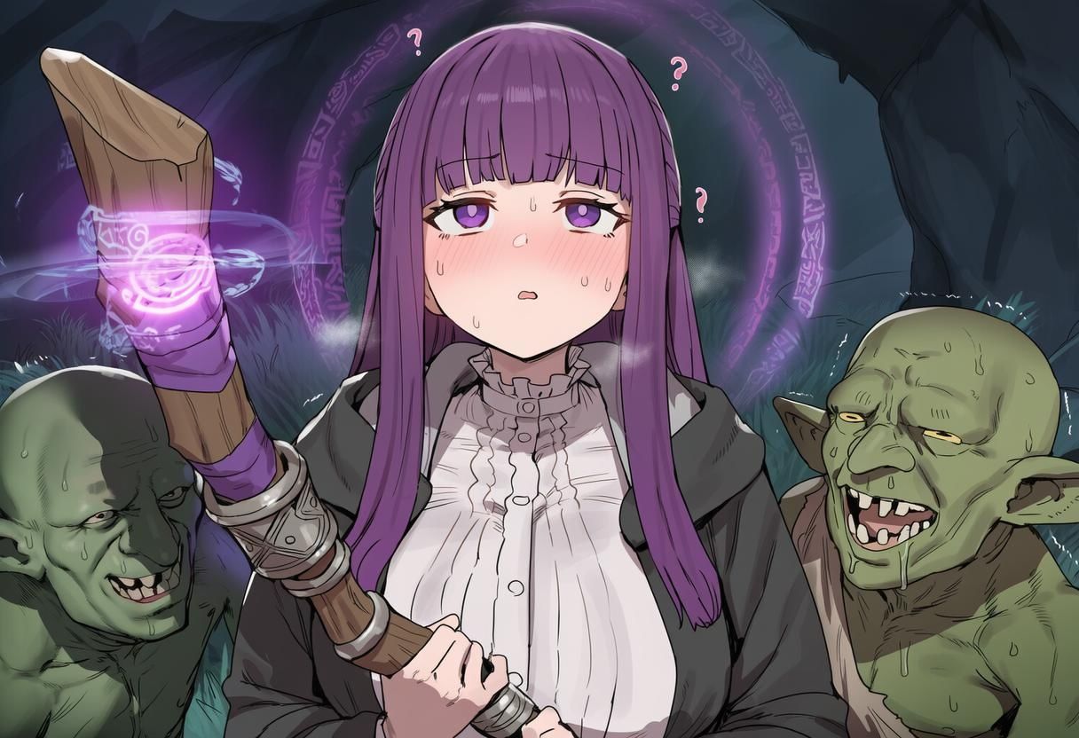 断罪の魔法使いがゴブリンの巣穴で… 〜フェルン無限種付け記録〜 高慢な彼女が雌の顔になるまで - サンプル画像 3