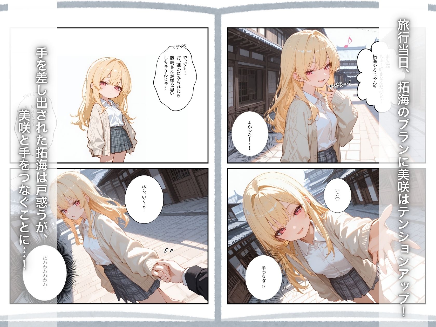 修学旅行2―好きだった一軍ギャルに、女子部屋に誘われ迫られた話。 - サンプル画像 3