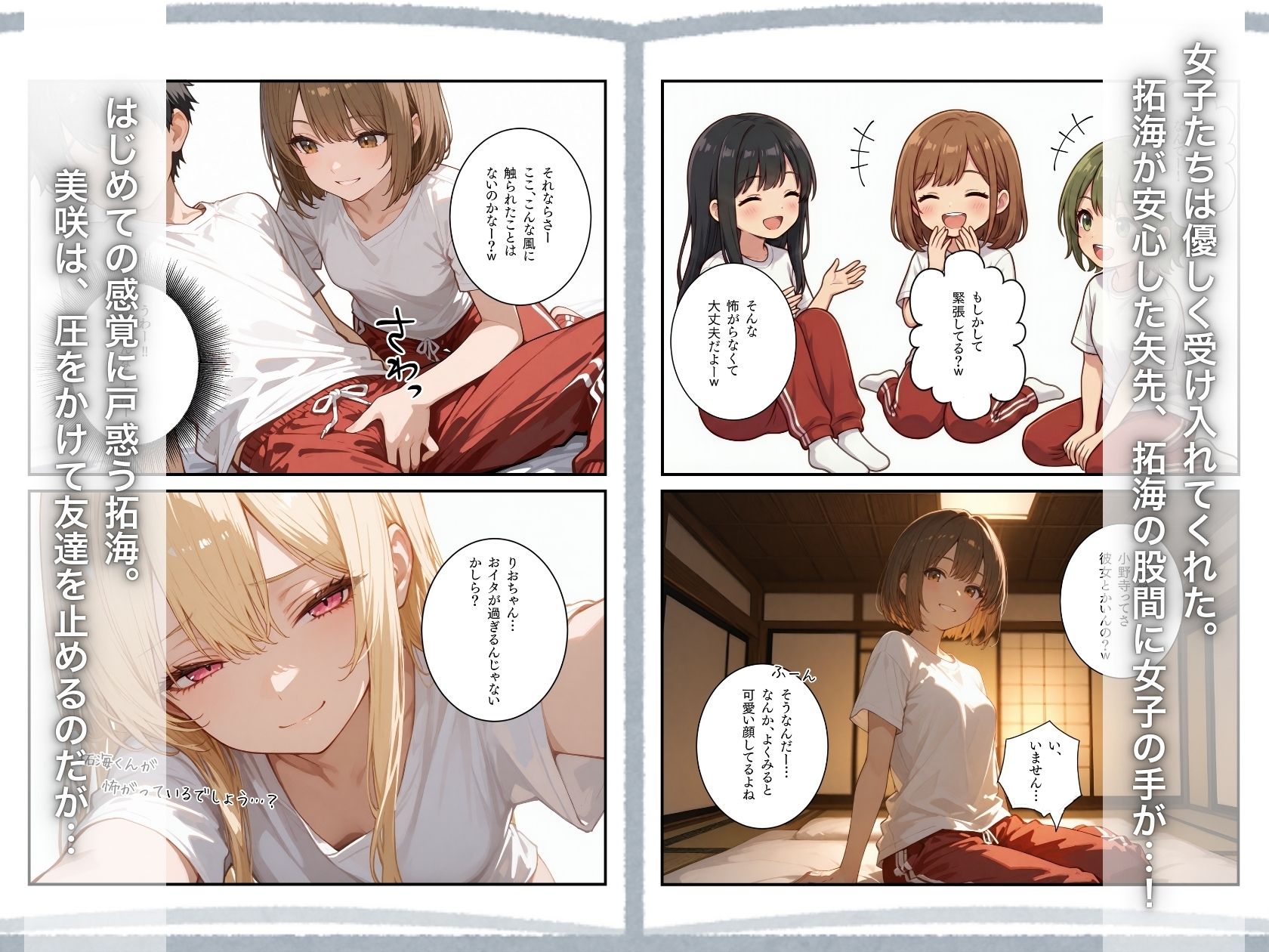 修学旅行2―好きだった一軍ギャルに、女子部屋に誘われ迫られた話。 - サンプル画像 6