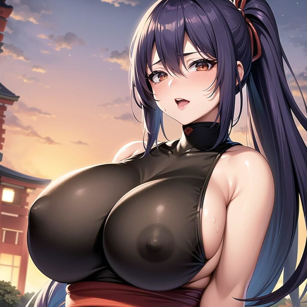 ai グラビアイラスト集 Vol.11 えちえちボイス付きver 生意気くのいちをザーメンまみれにして躾をした件について - サンプル画像 2