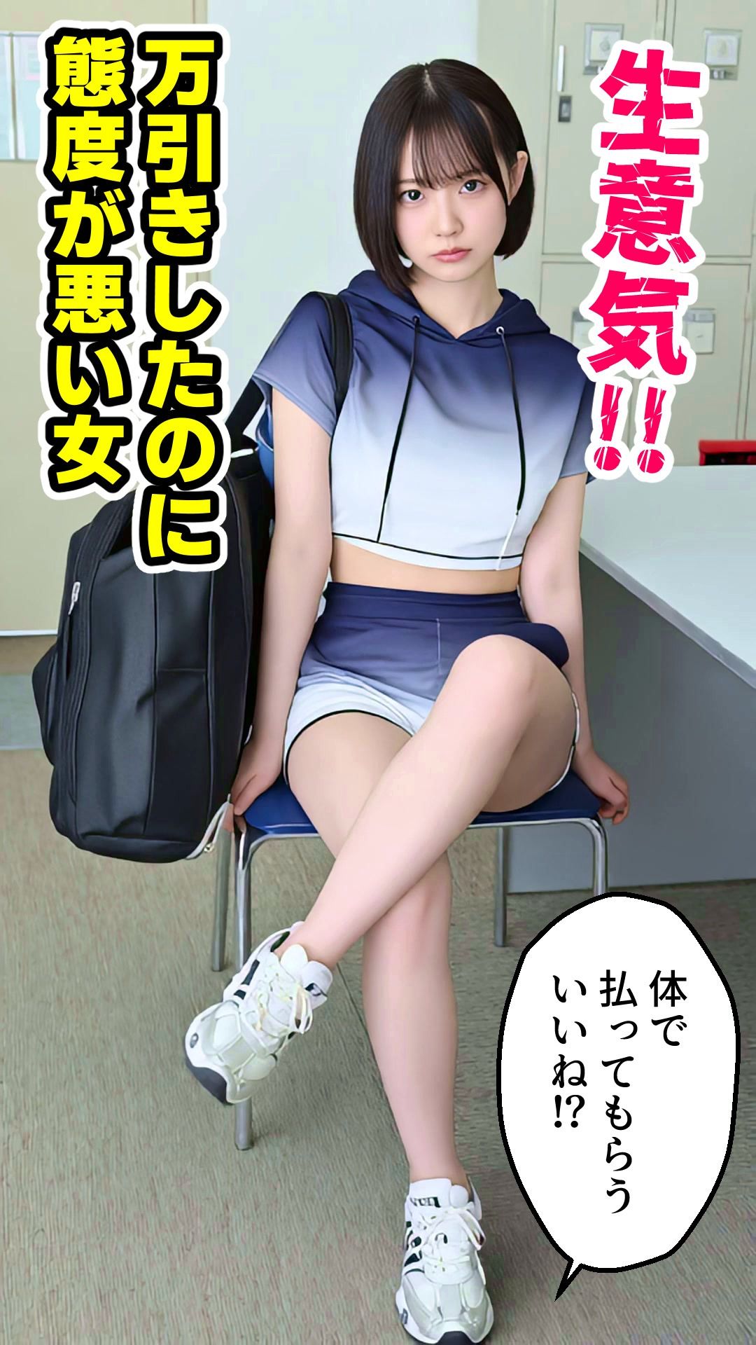 生意気ラッパーわからせ中出し【淫語ラップエロ動画】万引き女・地下アイドル・お風呂上がり妹 - サンプル画像 2