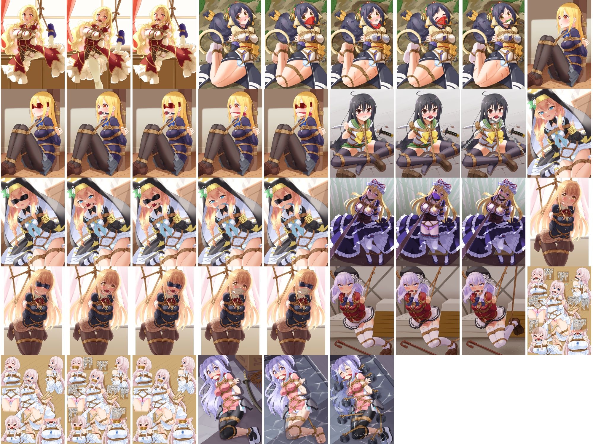 着衣緊縛CG集 なわのかなた 2024A - サンプル画像 6