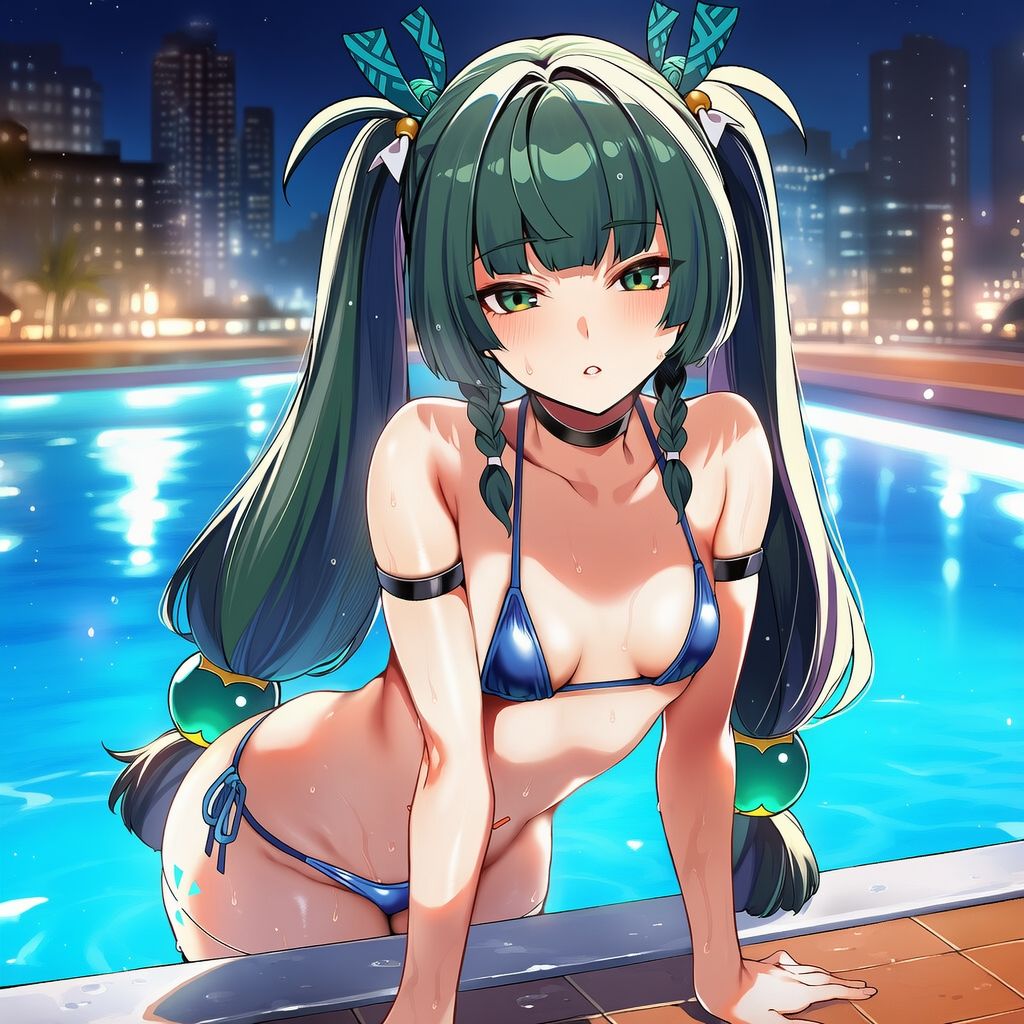 ゼ◯ゼロ 青◯ 水着グラビア イラスト集 - サンプル画像 2