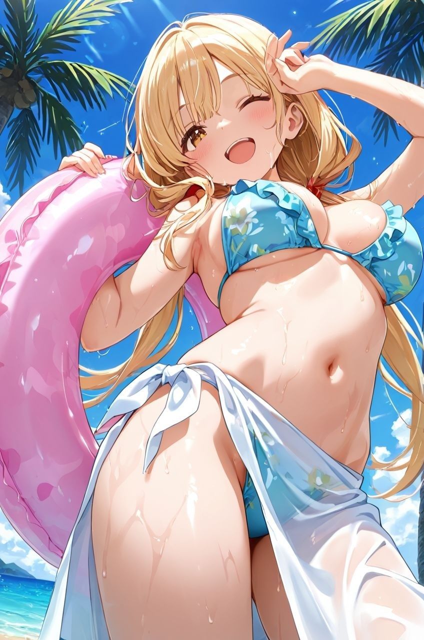 幼馴染と結婚するためにデキ婚狙うことにしました！  シャーリー編 水着Ver - サンプル画像 1