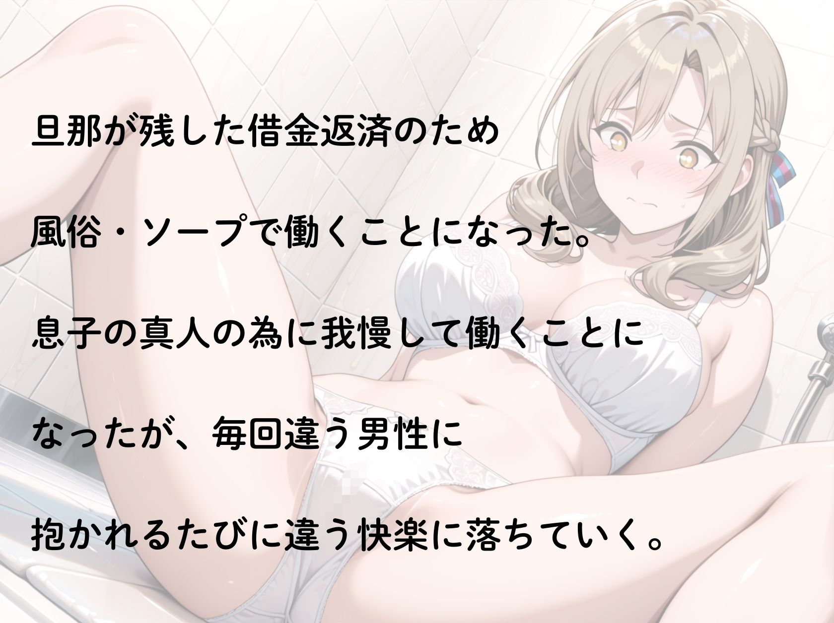 大好真●子 美人妻ソープランド 借金返済のため体、売ります - サンプル画像 2