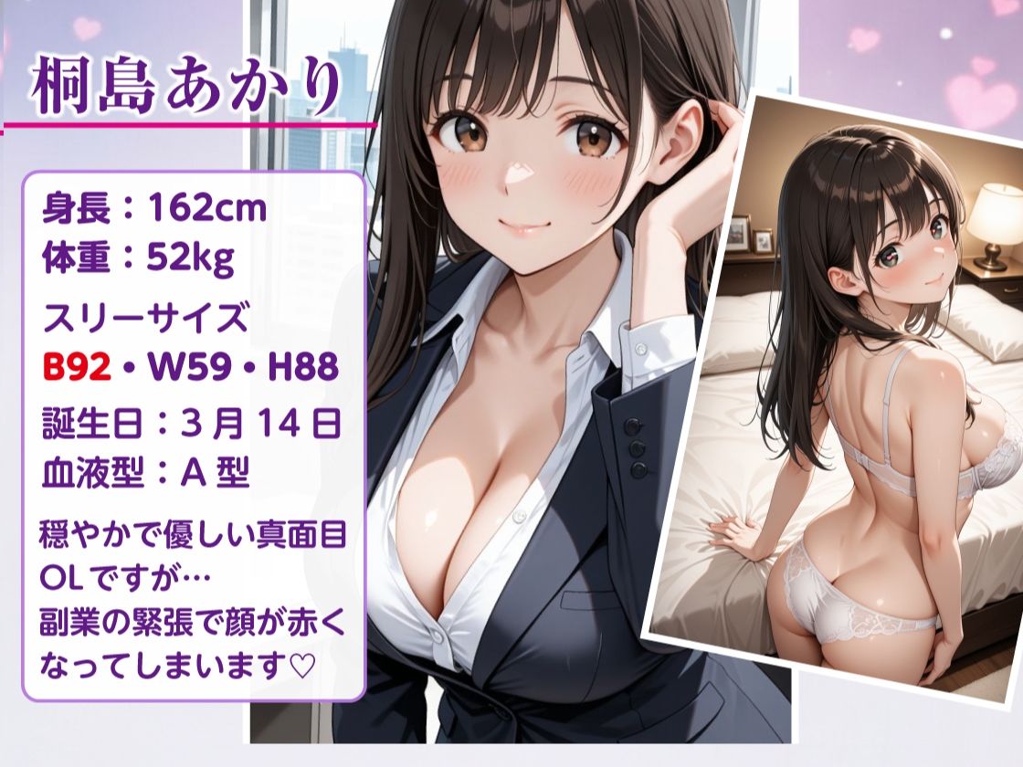 デリヘル呼んだら清純OL巨乳部下だった！ 〜キモ課長にトロ甘中出し堕ち〜 - サンプル画像 1