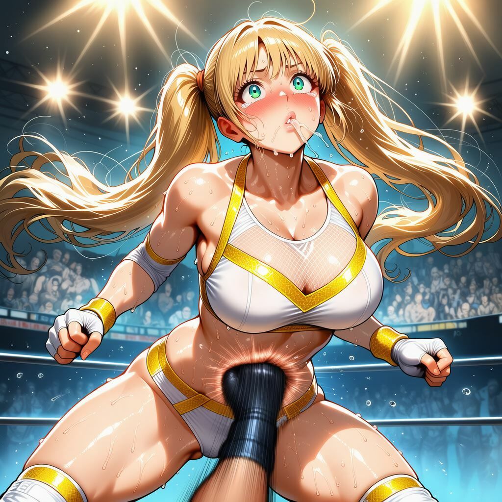 【動画あり】金髪ツインテールのアイドルレスラー、レスリングリングにて散る - サンプル画像 4