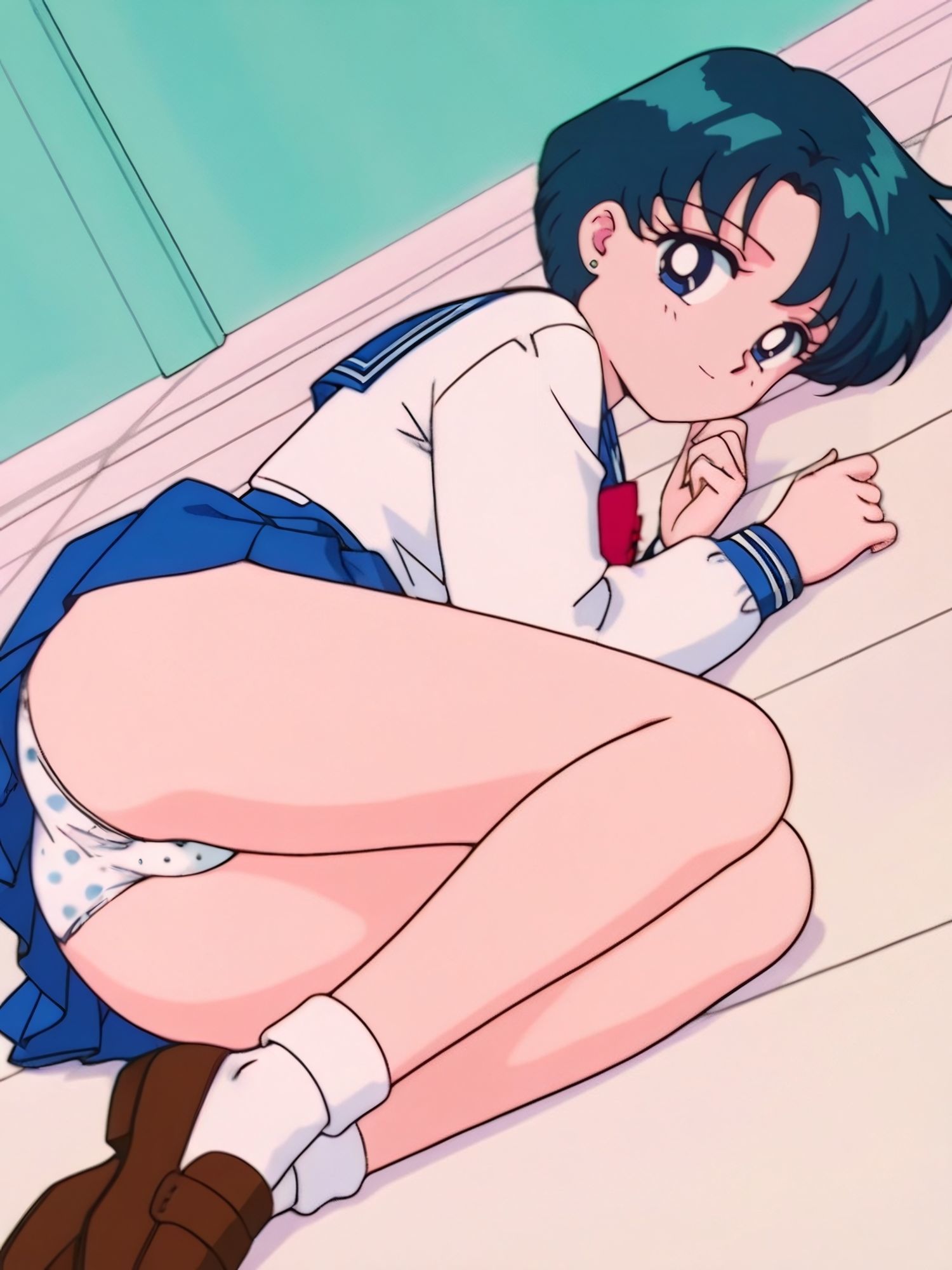 水〇亜美パンチラCG集（全100枚＋簡易パンチラアニメ3本）_model2 - サンプル画像 1