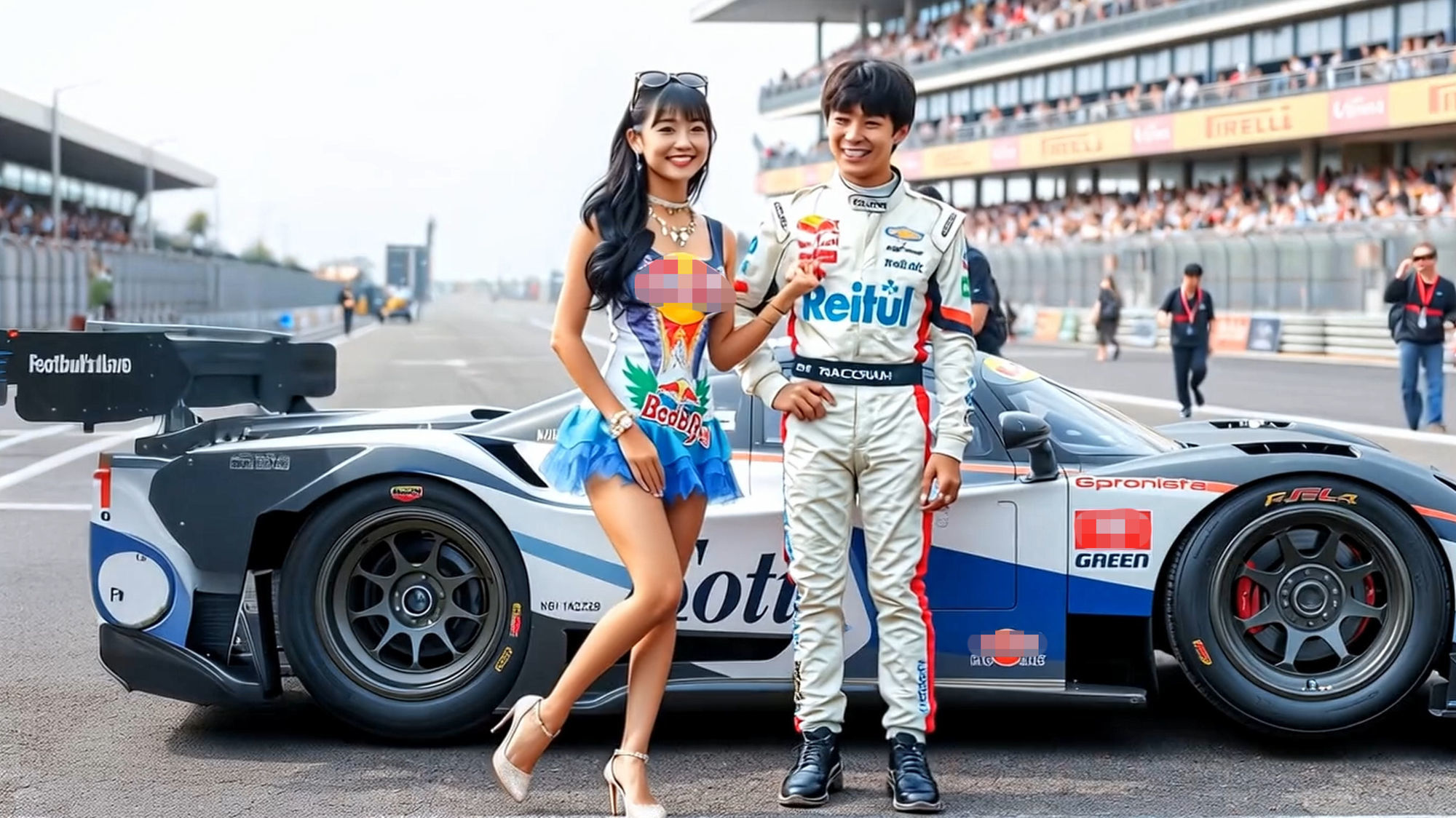 妄想11 RQ レースクィーンの下着がヤバイ AI生成動画 - サンプル画像 5