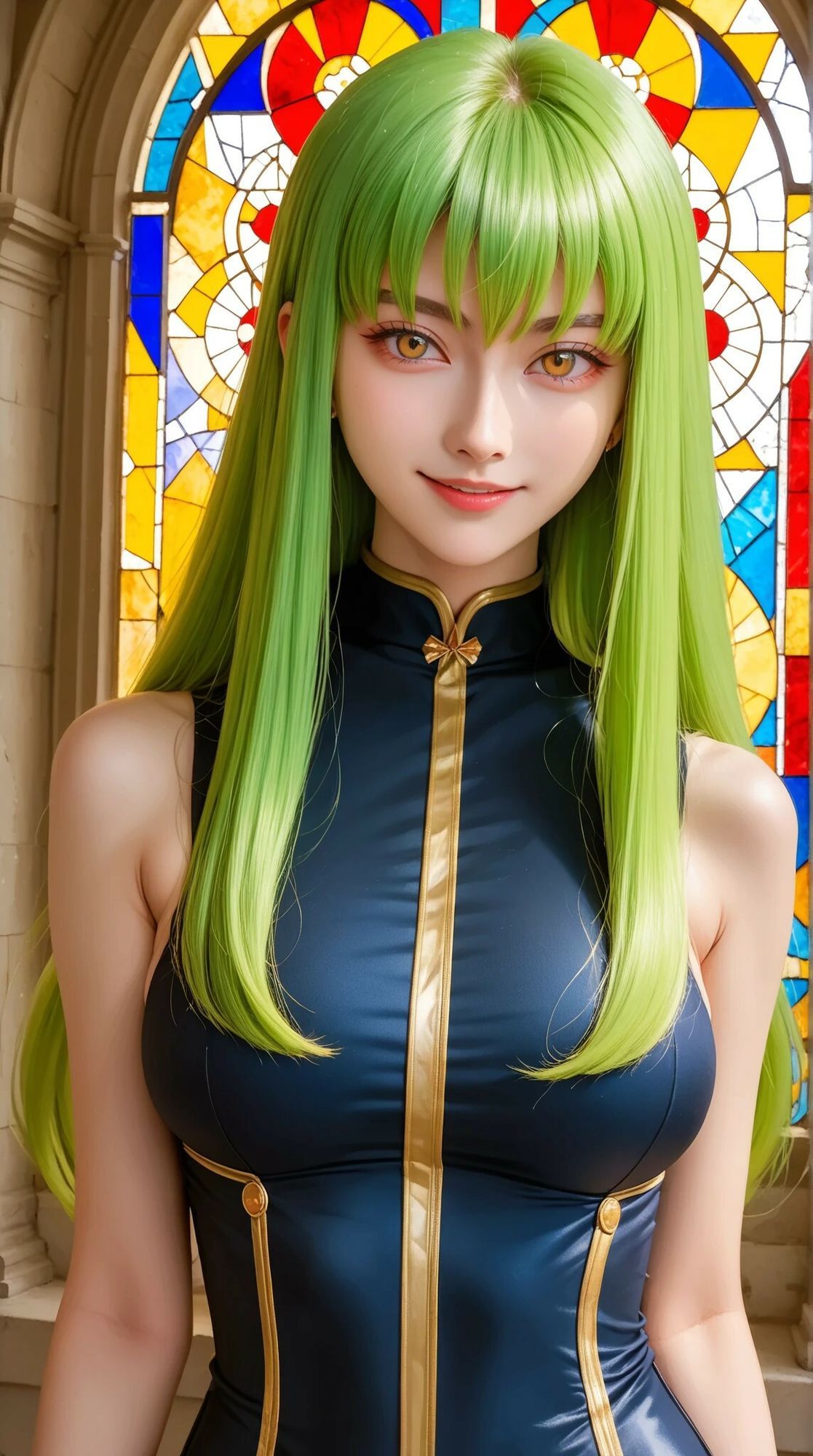 【超豪華】不老不死の魔女・C●を心ゆくまで陵●。従順な愛奴へと堕ちた緑髪の美女、淫らな全記録 - サンプル画像 1