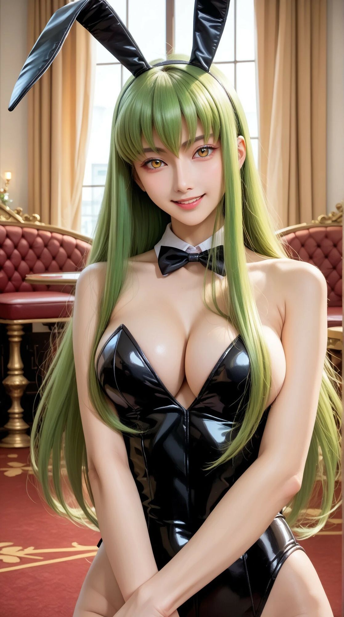 【超豪華】不老不死の魔女・C●を心ゆくまで陵●。従順な愛奴へと堕ちた緑髪の美女、淫らな全記録 - サンプル画像 2