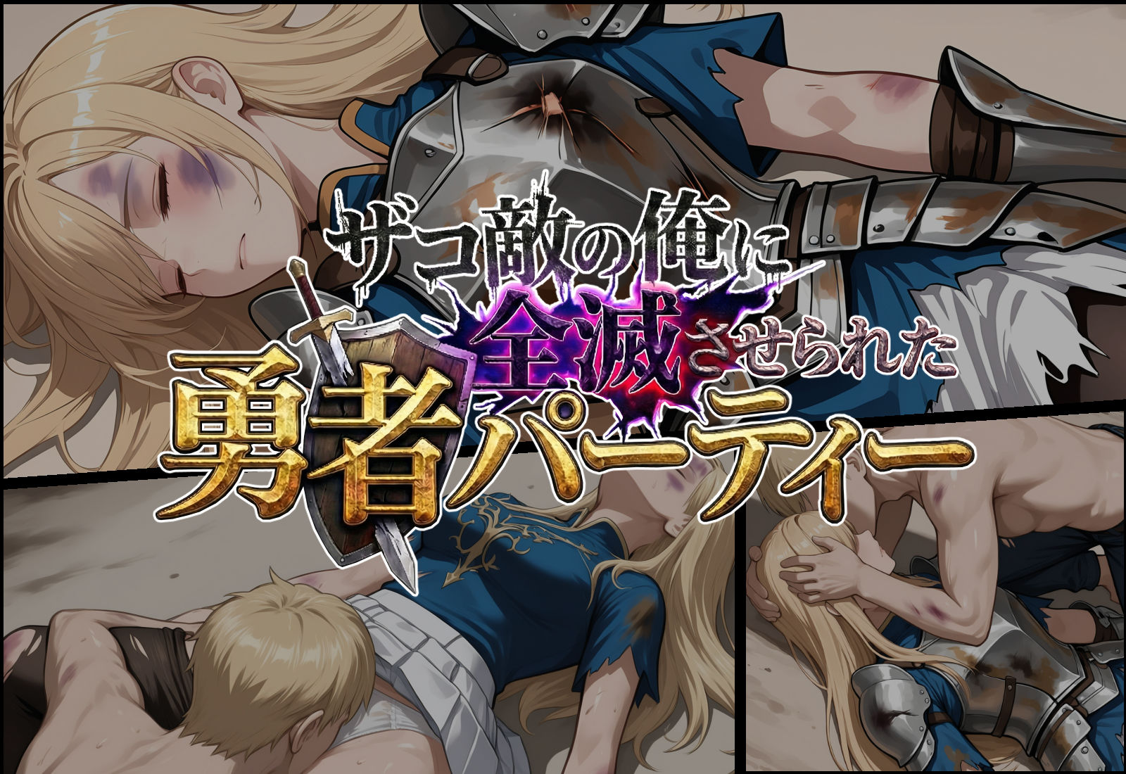 ザコ敵の俺に全滅させられた勇者パーティー-スヴィア編 - サンプル画像 1