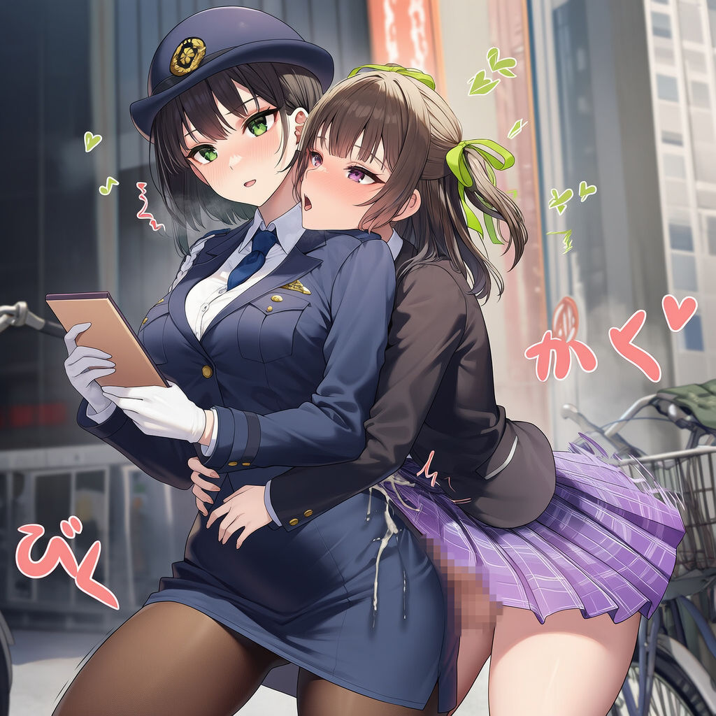 時間停止少女〜婦警編〜 - サンプル画像 1