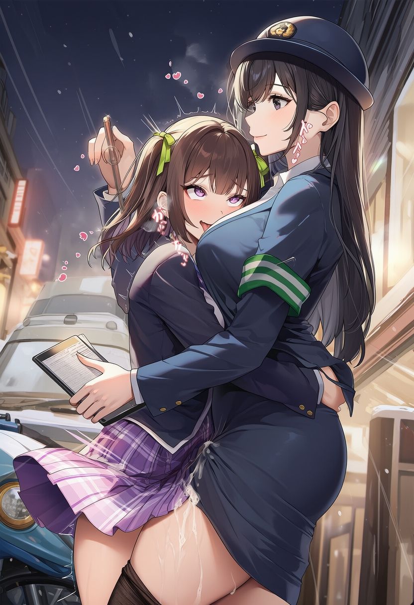 時間停止少女〜婦警編〜 - サンプル画像 2