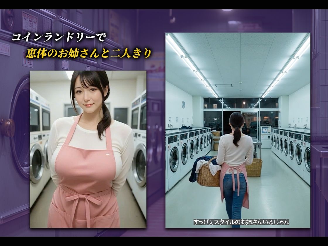 【導入ストーリーあり】ランドリーで人妻と蜜愛【おまけぶっかけ祭り】 - サンプル画像 1