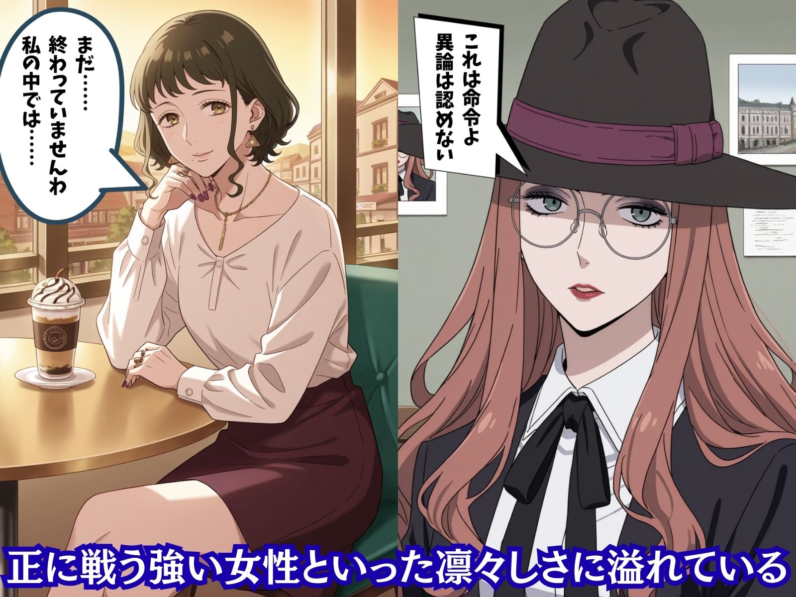 もしもあらゆるお堅い属性の女性を〇〇の力で強●的に快楽堕ちさせたら？ - サンプル画像 2