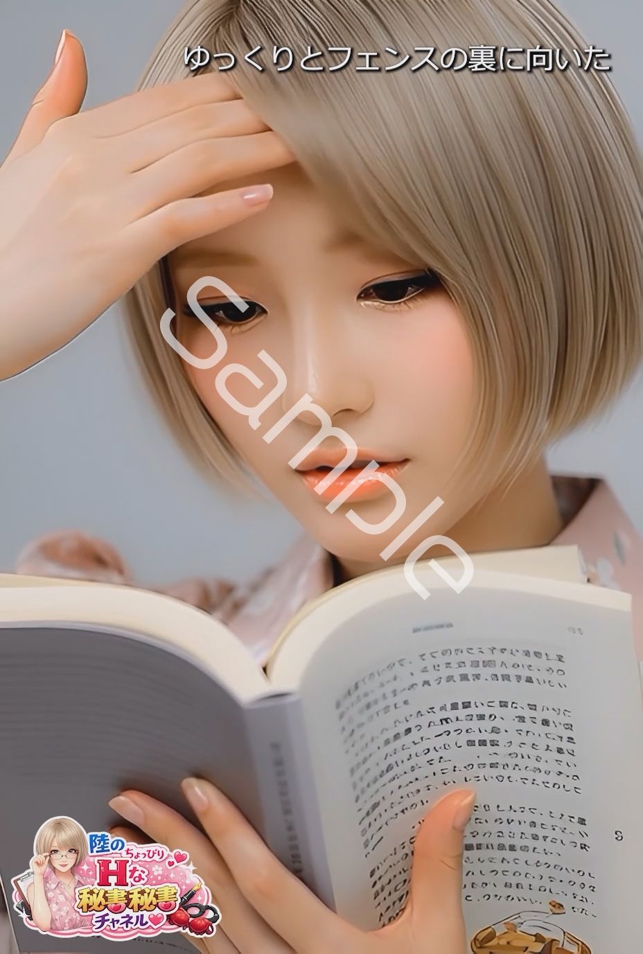 【▲100】国会議員（陳議院）・本藤まなの政策秘書『彩倉 陸（あやくら りく）』のちょっぴりHな秘書ヒショ話チャンネル:Vol.0001 官能小説朗読・女子テニス部盗撮5回シリーズ・その1 - サンプル画像 3