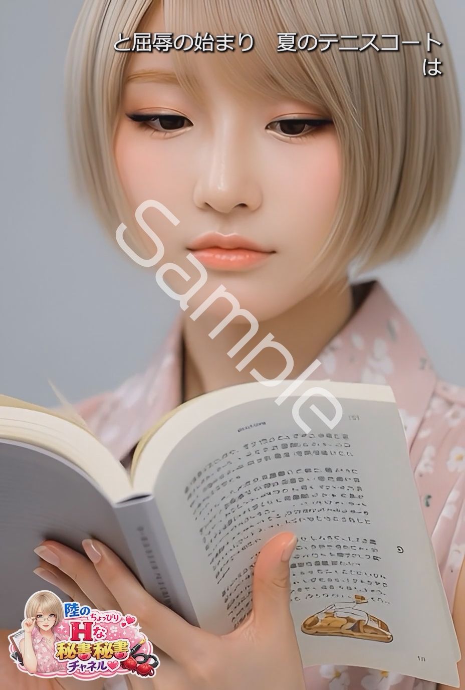 【▲100】国会議員（陳議院）・本藤まなの政策秘書『彩倉 陸（あやくら りく）』のちょっぴりHな秘書ヒショ話チャンネル:Vol.0001 官能小説朗読・女子テニス部盗撮5回シリーズ・その1 - サンプル画像 4