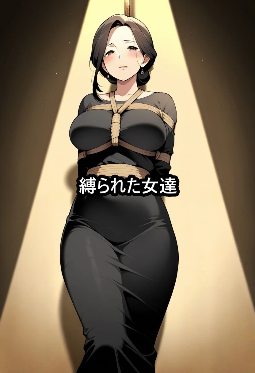 縛られた女達  着衣緊縛 - サンプル画像 1