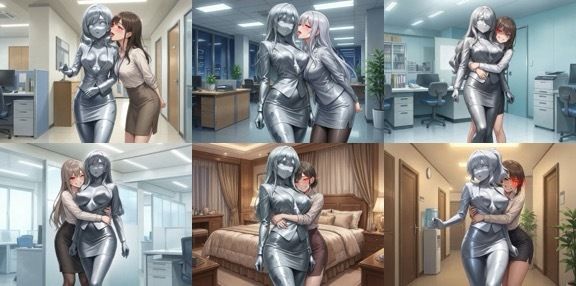 オフィスの石像さん - サンプル画像 2