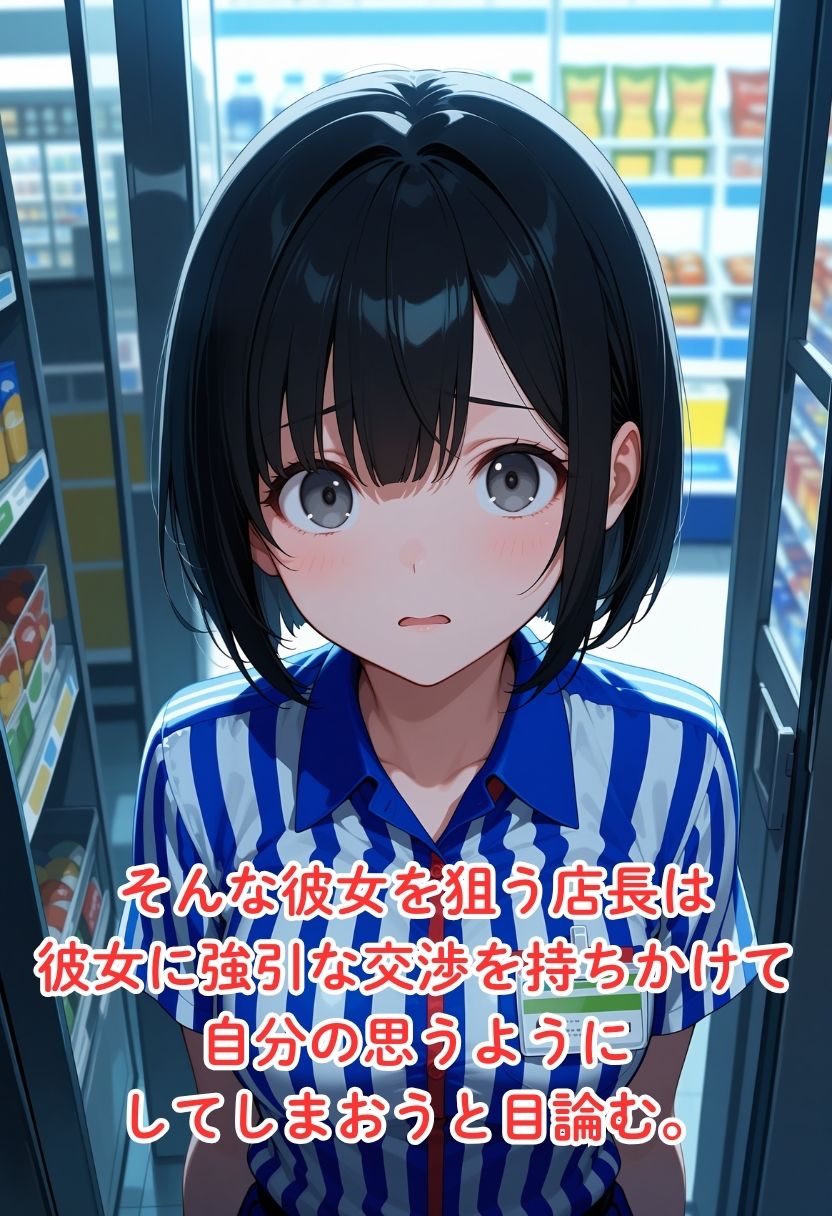 【アニメ】彼氏大好き女子大生が店長の強引寝取りに堕ちるまで - サンプル画像 2