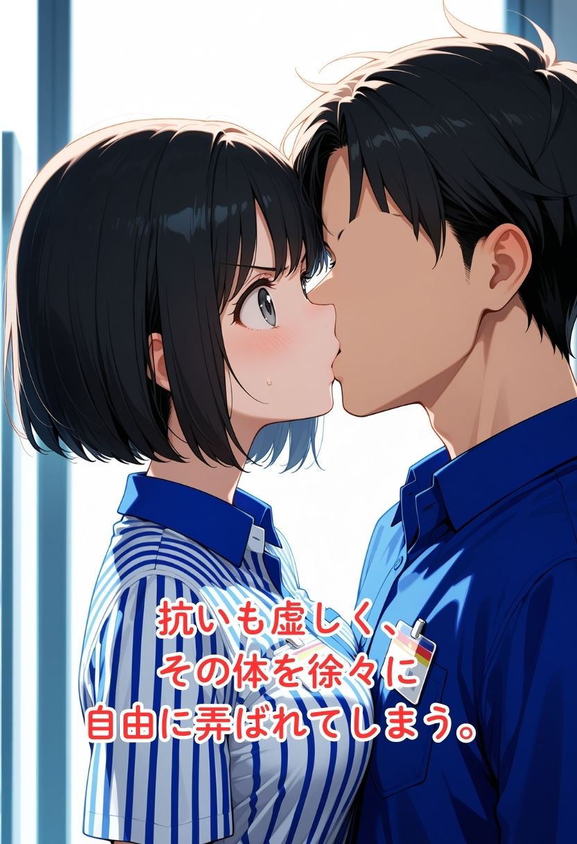 【アニメ】彼氏大好き女子大生が店長の強引寝取りに堕ちるまで - サンプル画像 4