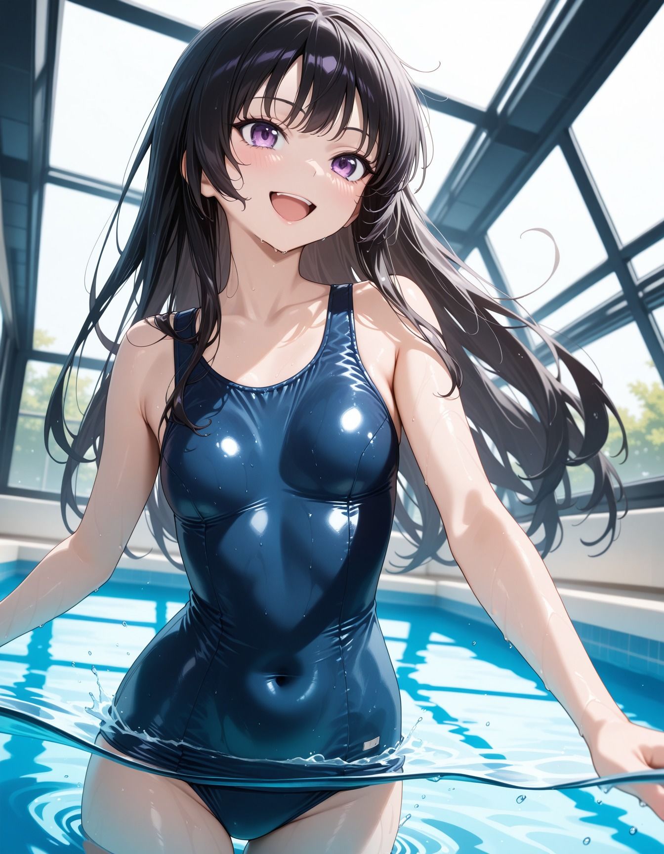 キモ男にプールで犯●れた少女 - サンプル画像 3