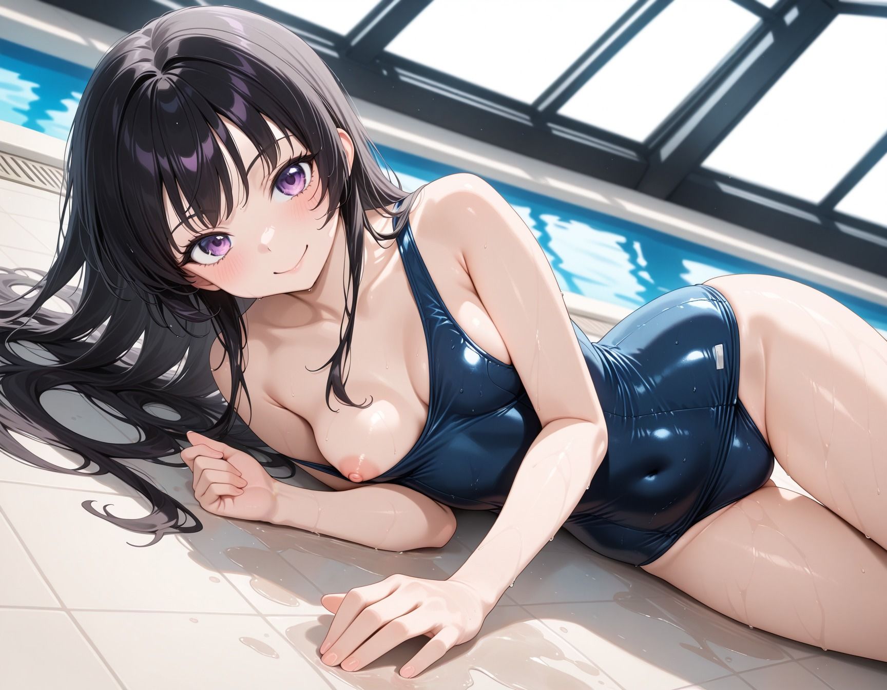 キモ男にプールで犯●れた少女 - サンプル画像 4