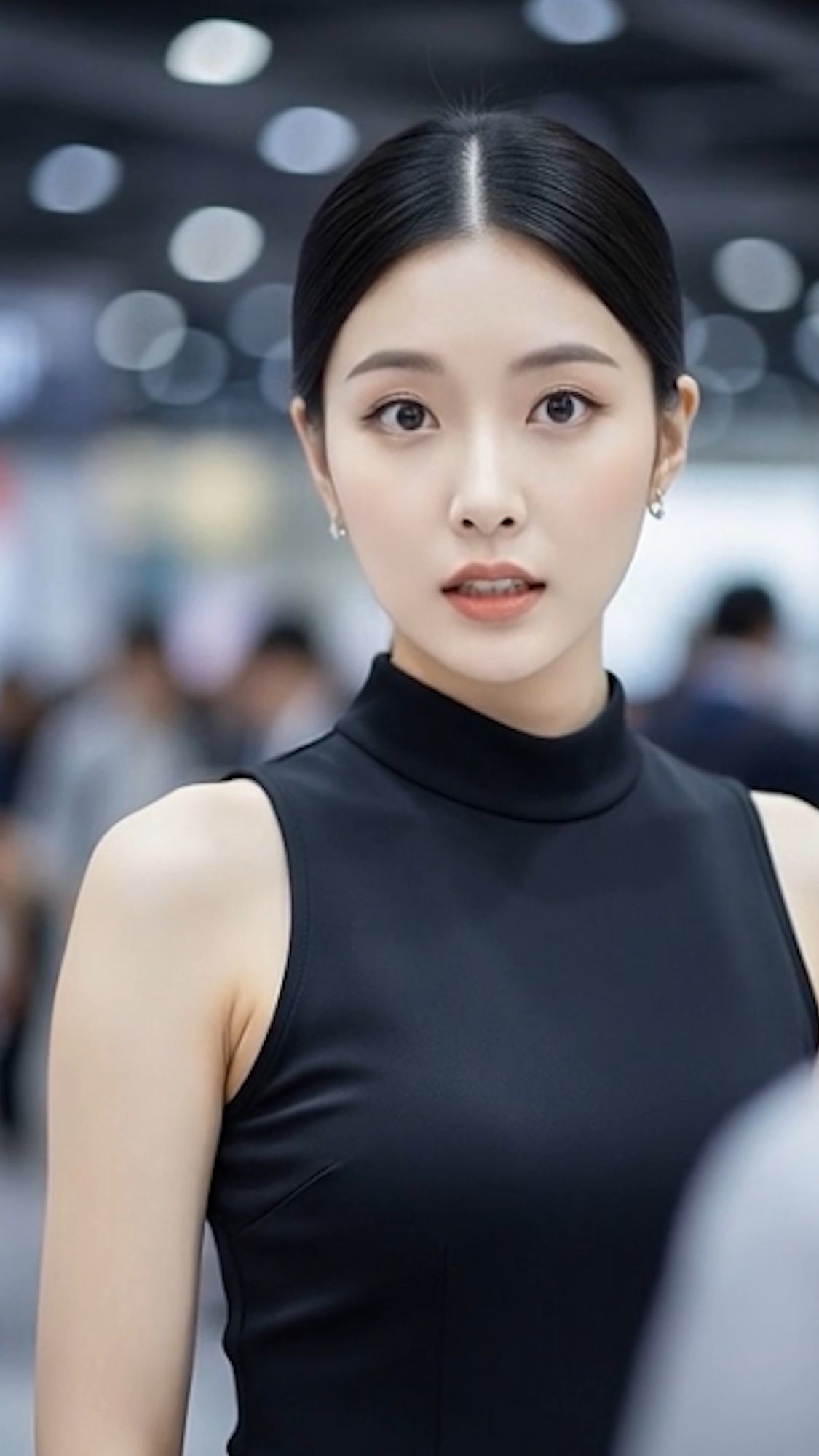 【脚・胸】バーチャルRQ:パンストを包む肉感的な「あんよ」の至近距離観察 - サンプル画像 4