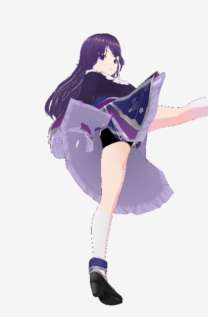 和柄の洋風ドレスの巨乳美女（セリフなし  3DCGモデル  イラスト集） - サンプル画像 9