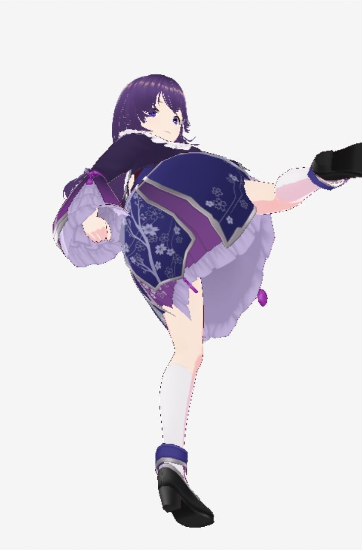 和柄の洋風ドレスの巨乳美女（セリフなし  3DCGモデル  イラスト集） - サンプル画像 10