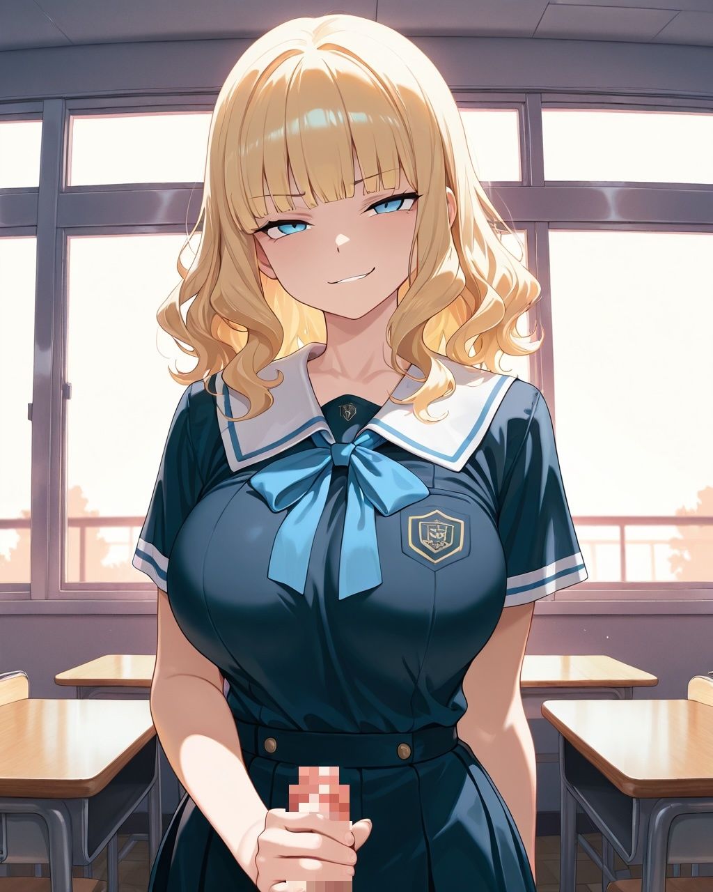 年下制服女子のニヤニヤ搾精3回コース〜主導権ゼロで惨めにイカされる - サンプル画像 4