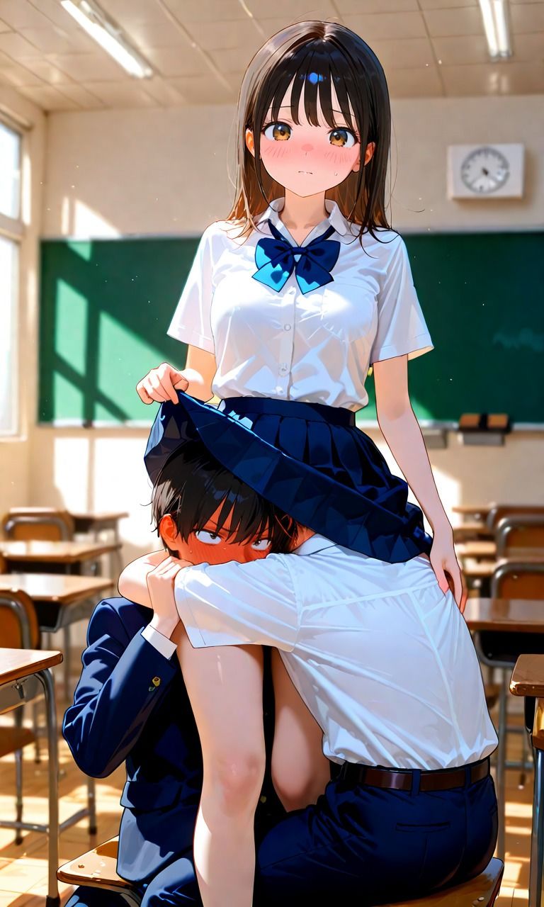 女子校生のスカートの中にもぐりたいっ！ - サンプル画像 4