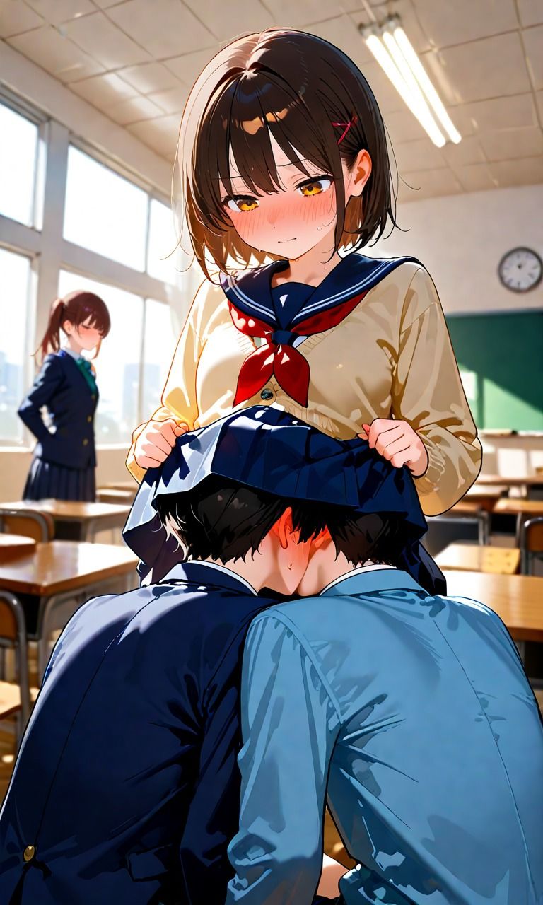 女子校生のスカートの中にもぐりたいっ！ - サンプル画像 5