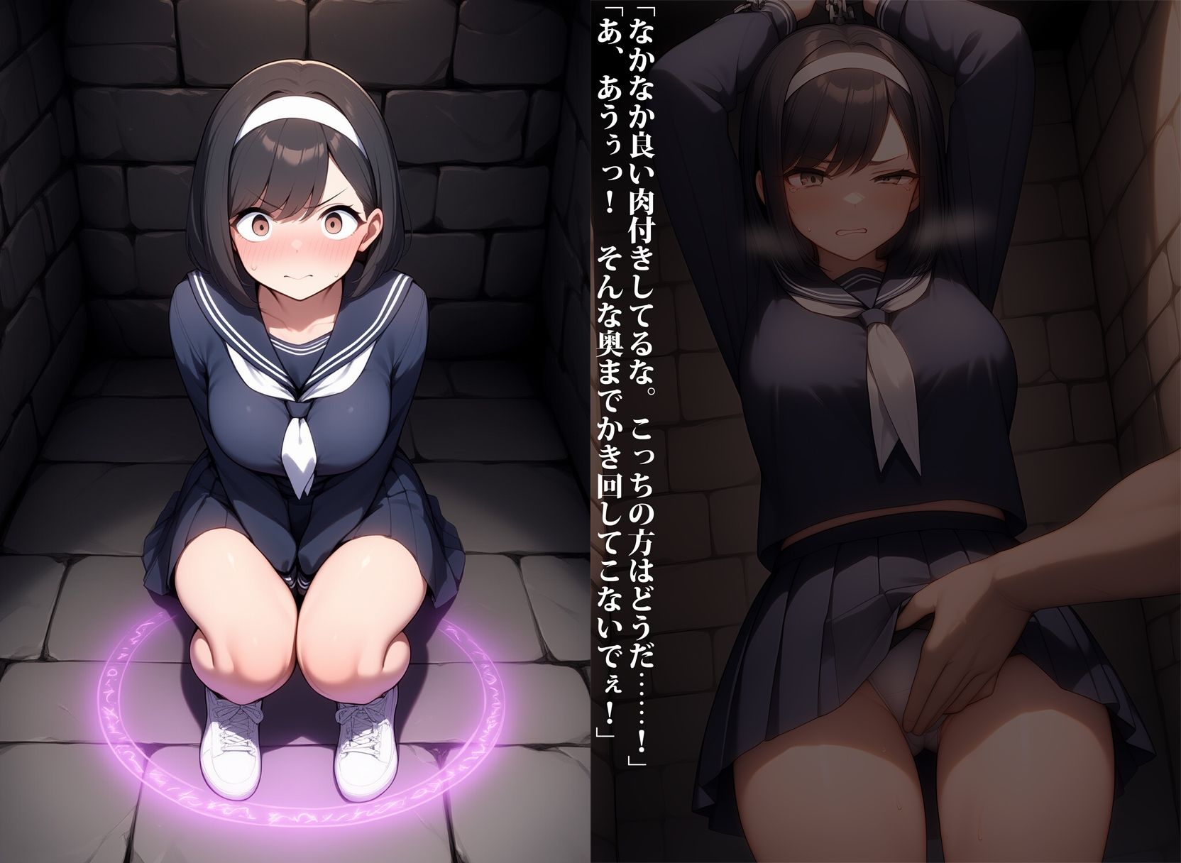 異世界転生した幼馴染、スカトロ悪堕ちバッドエンド - サンプル画像 1