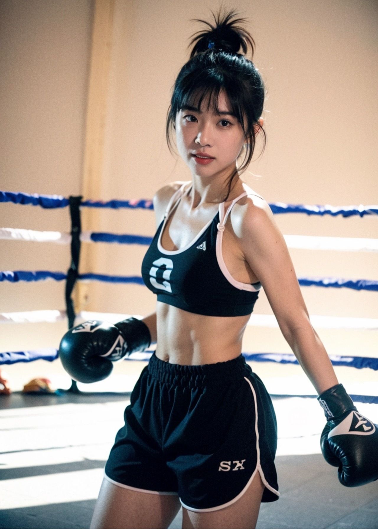 AIモデル  虎谷カレン  拳闘姫伝 - サンプル画像 1