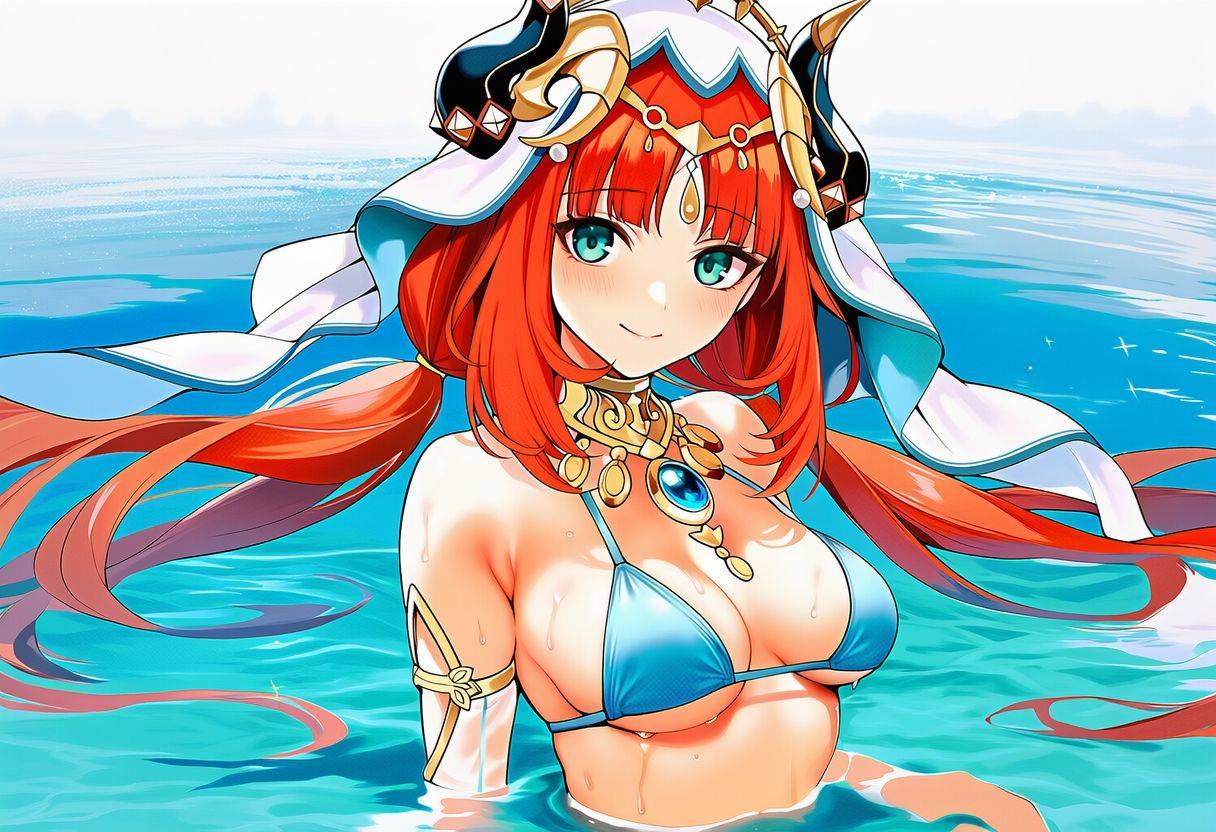 原◯ ニ◯ロウ 水着グラビ アイラスト集 - サンプル画像 2