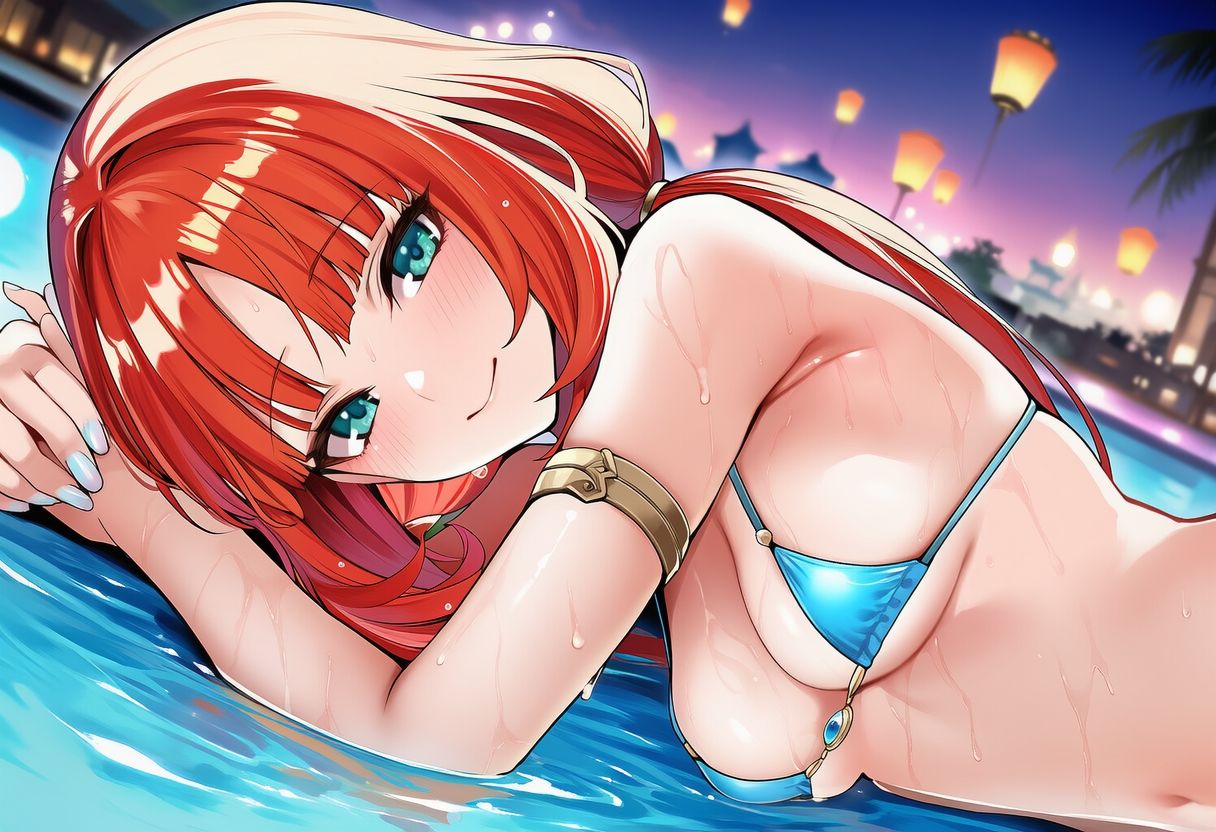 原◯ ニ◯ロウ 水着グラビ アイラスト集 - サンプル画像 3