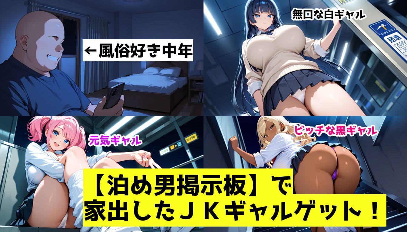 家出中の爆乳JKギャルに生ちんぽで中出し睡眠姦 - サンプル画像 1