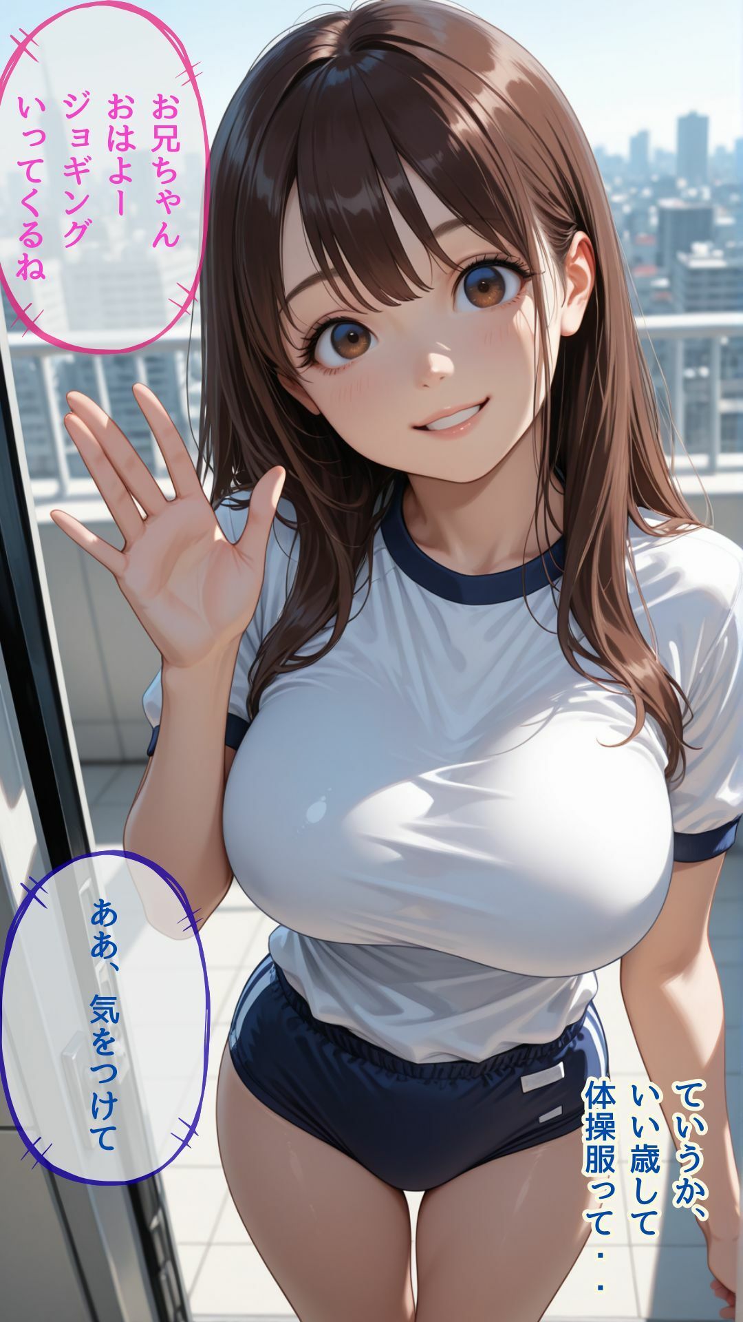 汗だく体操服、そのまま・・・ - サンプル画像 5