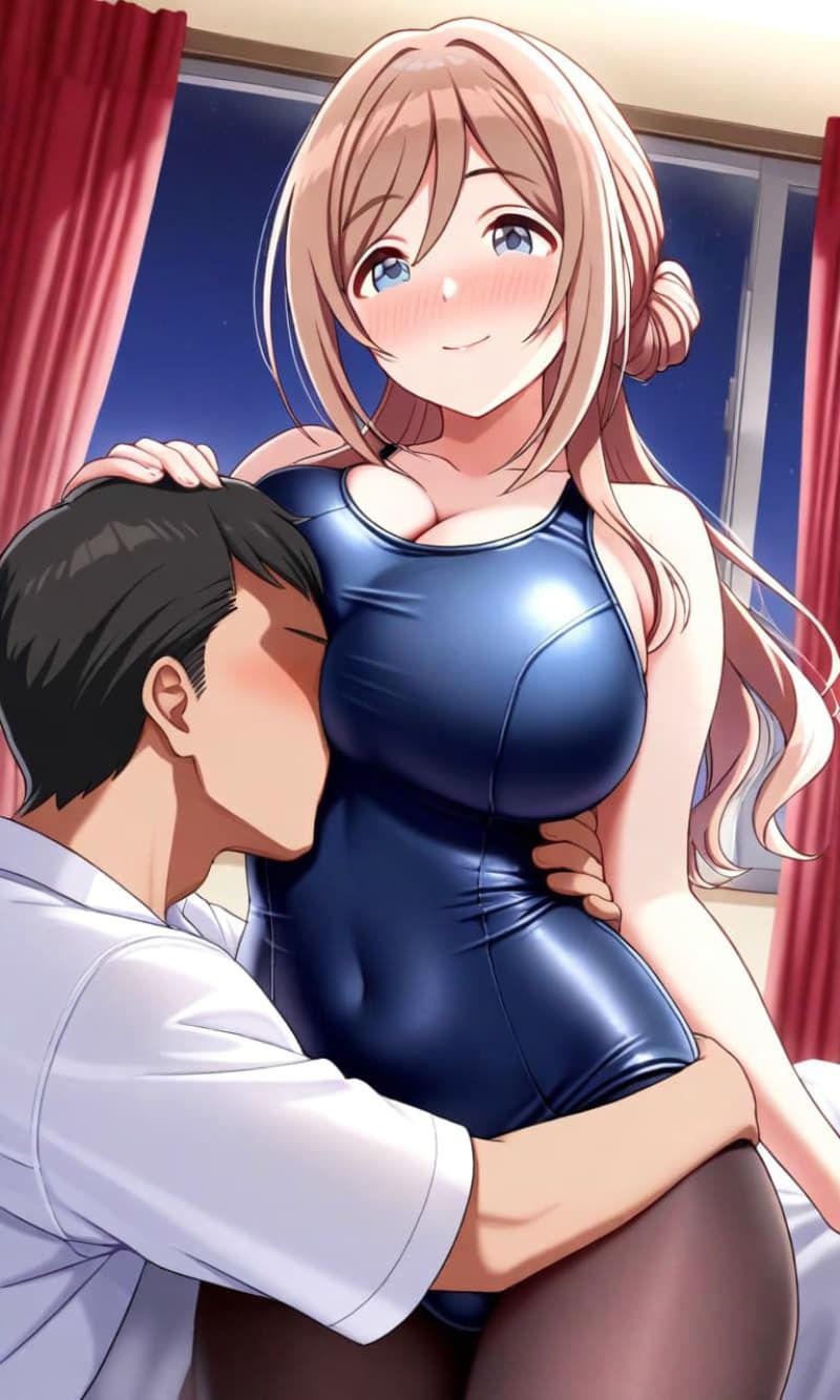 スク水り〇み - サンプル画像 1