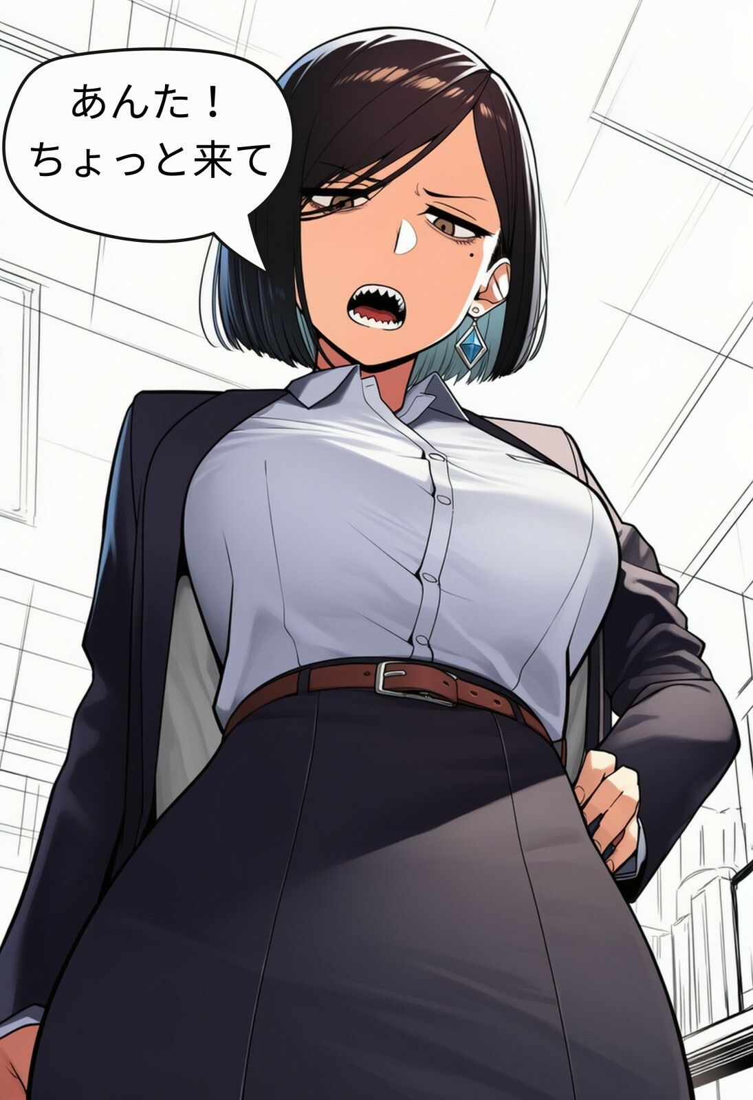 【主観】女上司に怒られ、飲み説教かと思いきや… - サンプル画像 1