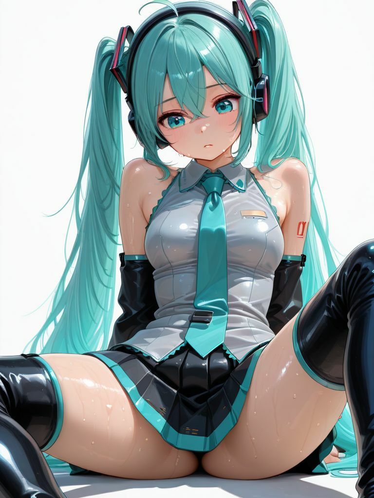 【初〇ミク】えっちな歌姫のイラスト集 - サンプル画像 9