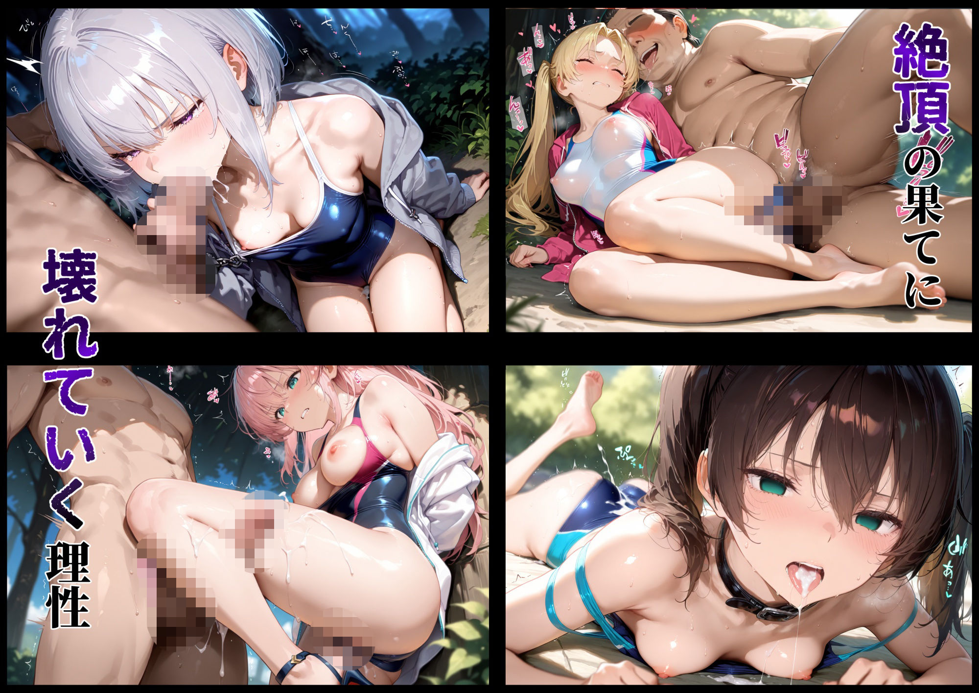 その女たち、性玩具に堕とされて 競泳水着の女編 - サンプル画像 9