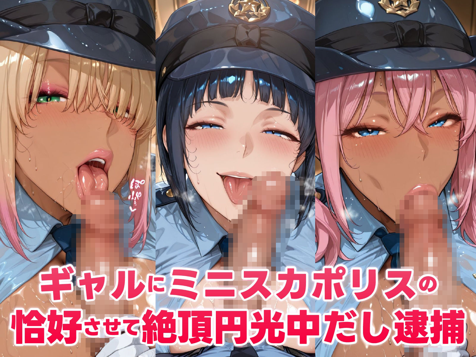 【ギャルポリス】〜おっさんザーメンで子宮パンパン永久逮捕〜 - サンプル画像 1