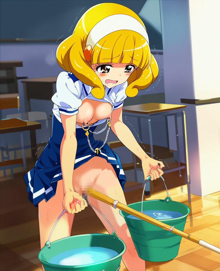 キュ〇・ピ〇ス（黄〇や〇い） 緊縛・拘束・小人化CG集 - サンプル画像 4