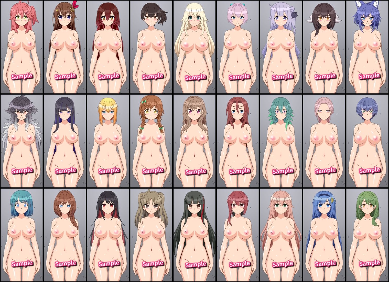 27人のパイパンヌードの女の子を「みつめえっち」したい人向けのCG集2026-VIER- - サンプル画像 3