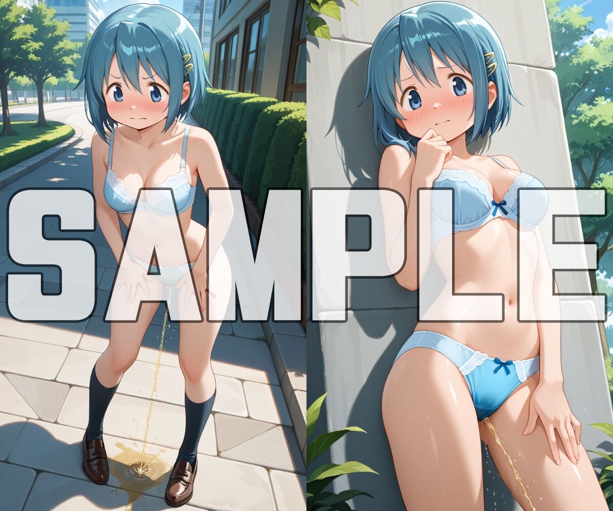 おしっこお漏らしチャレンジ【魔法少女ま〇か☆マ〇カ編】 - サンプル画像 4