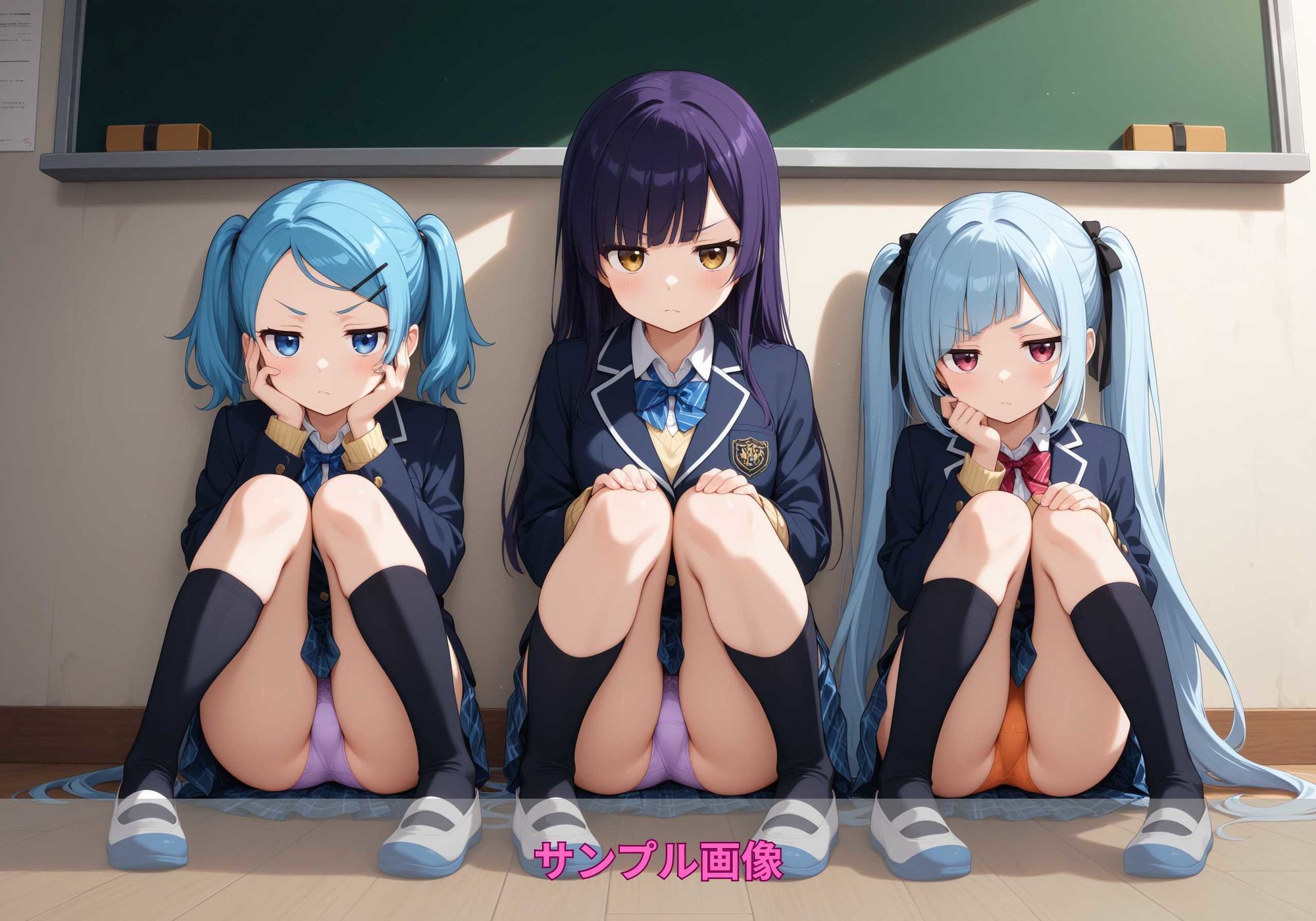 しゃがみパンツガールズ - サンプル画像 5